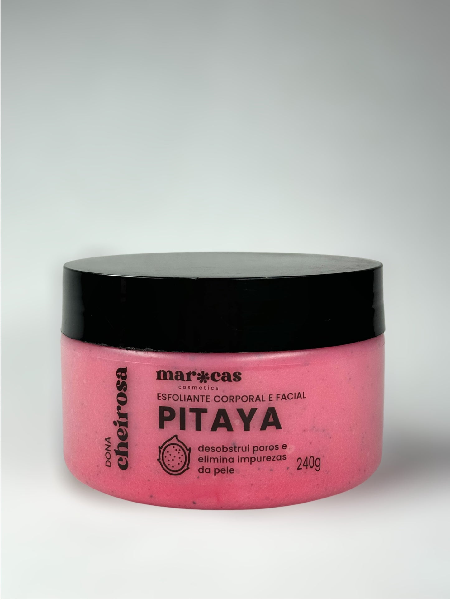 Esfoliante corporal e facial de Pitaya